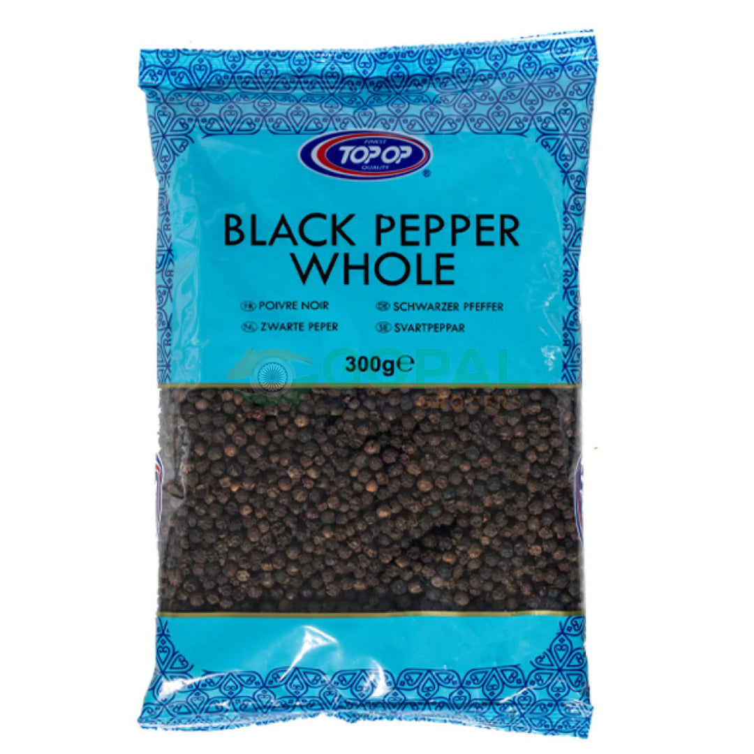 Top Op Black Pepper Whole 300g - Whole Spices