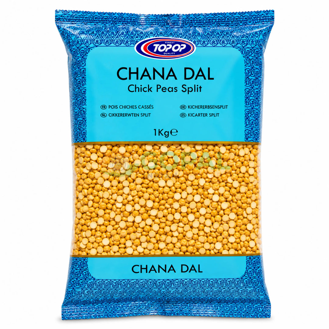 Top Op Chana Dal 1Kg - Lentils (Split Dal)