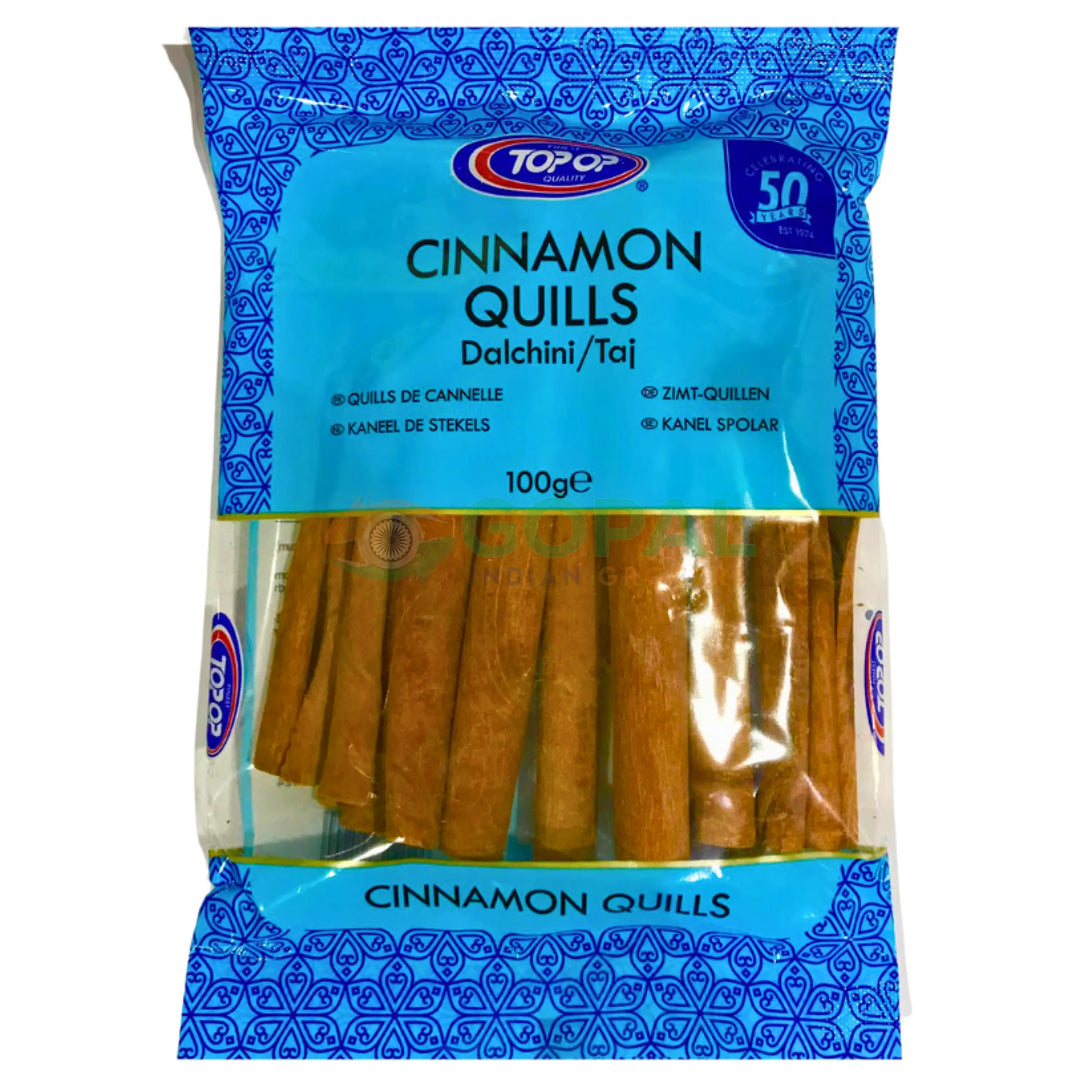 TOP OP CINNAMON QUILLS 100g