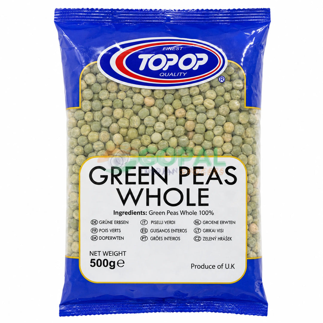 Top Op Green Peas Whole 500g - Beans & Peas