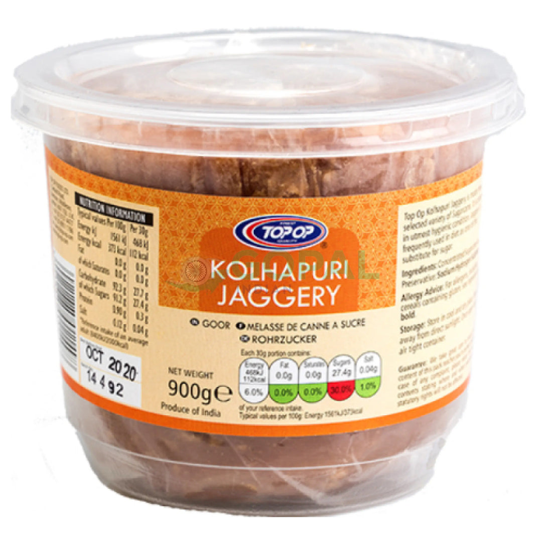 TOP OP KOLHAPURI JAGGERY 900GM