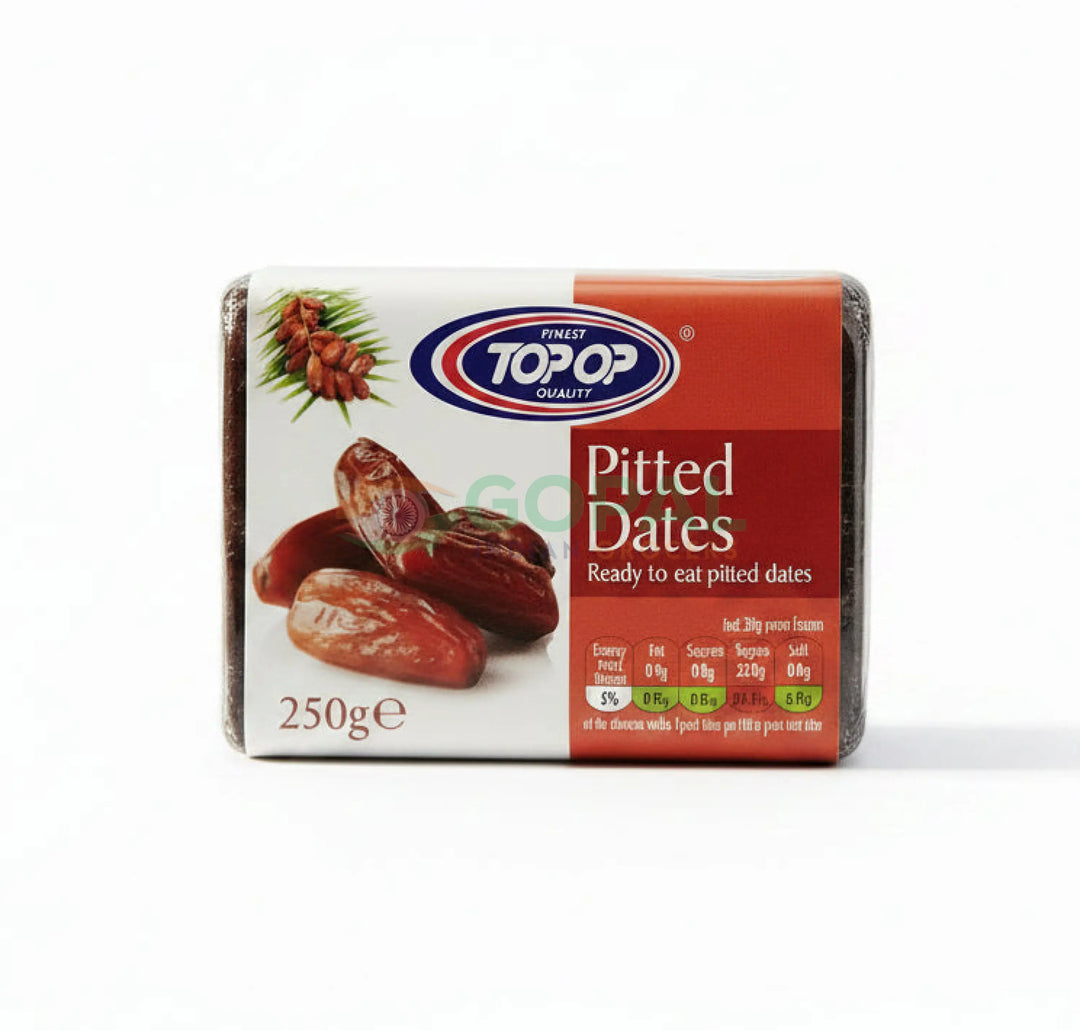 Top Op Pitted Dates Slab 250g - Dried Fruits