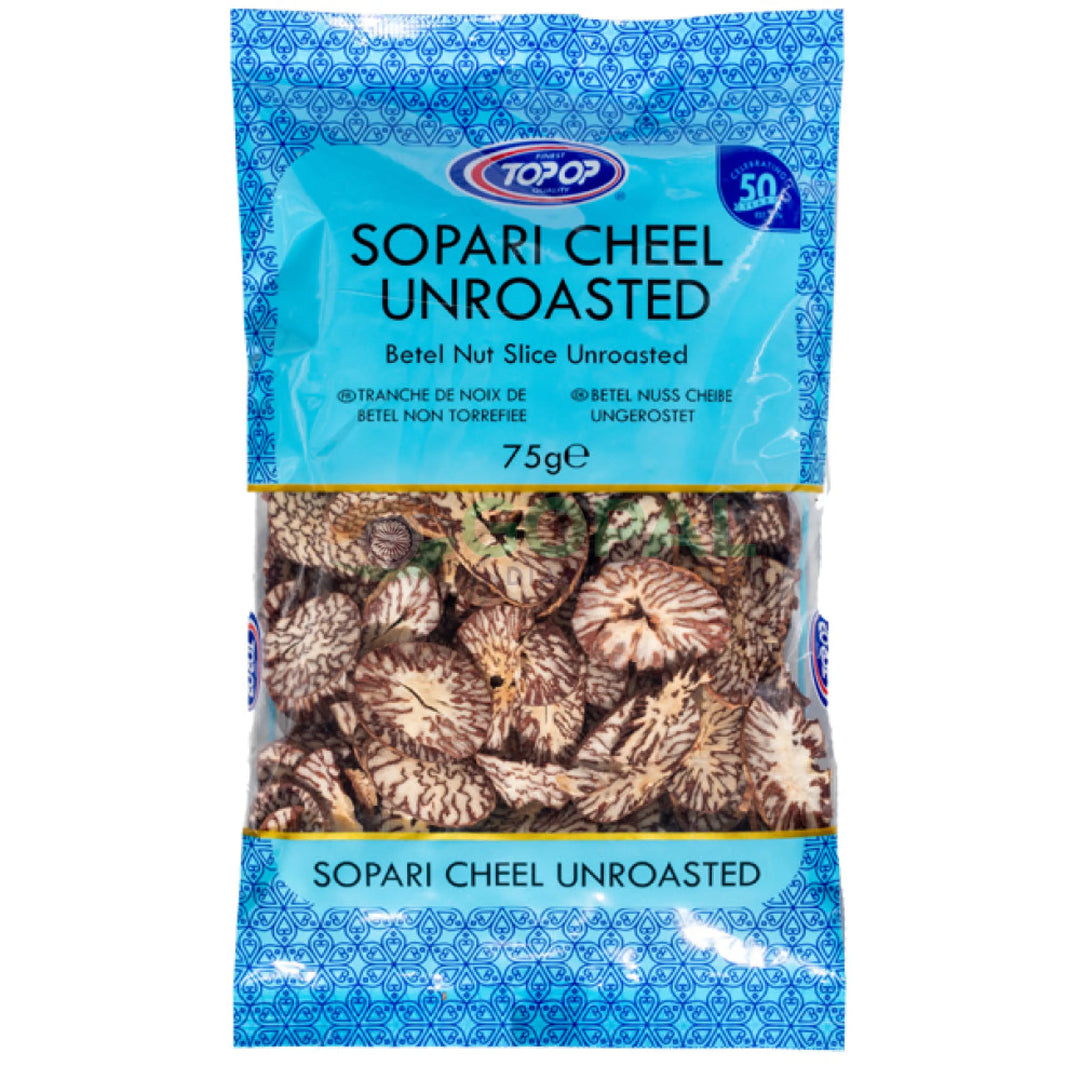 Top Op Sopari Cheel Unroasted 75g - Other Mukhwas