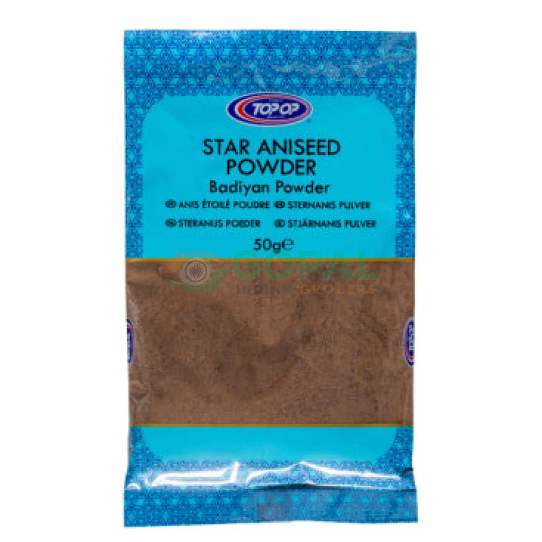 Top Op Star Aniseed Powder 50g - Ground Spices