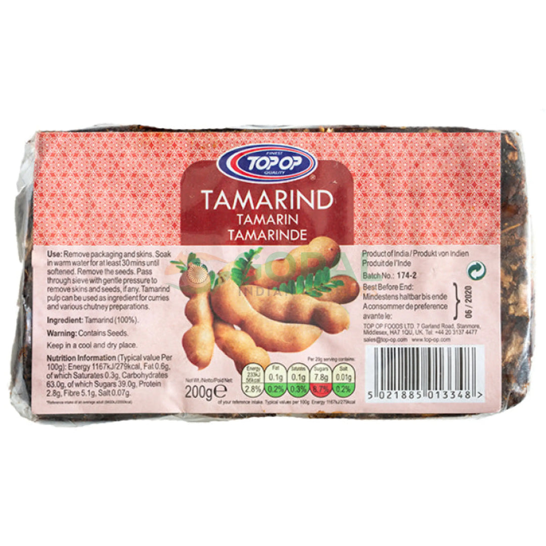 Top Op Tamarind Slab 200g - Dried Fruits