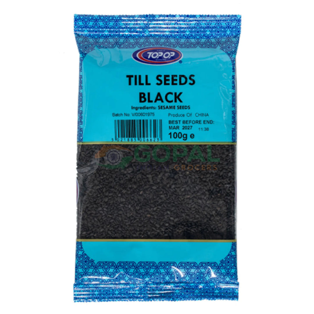 Top Op Till Seeds Black 100g - Sesame Seeds