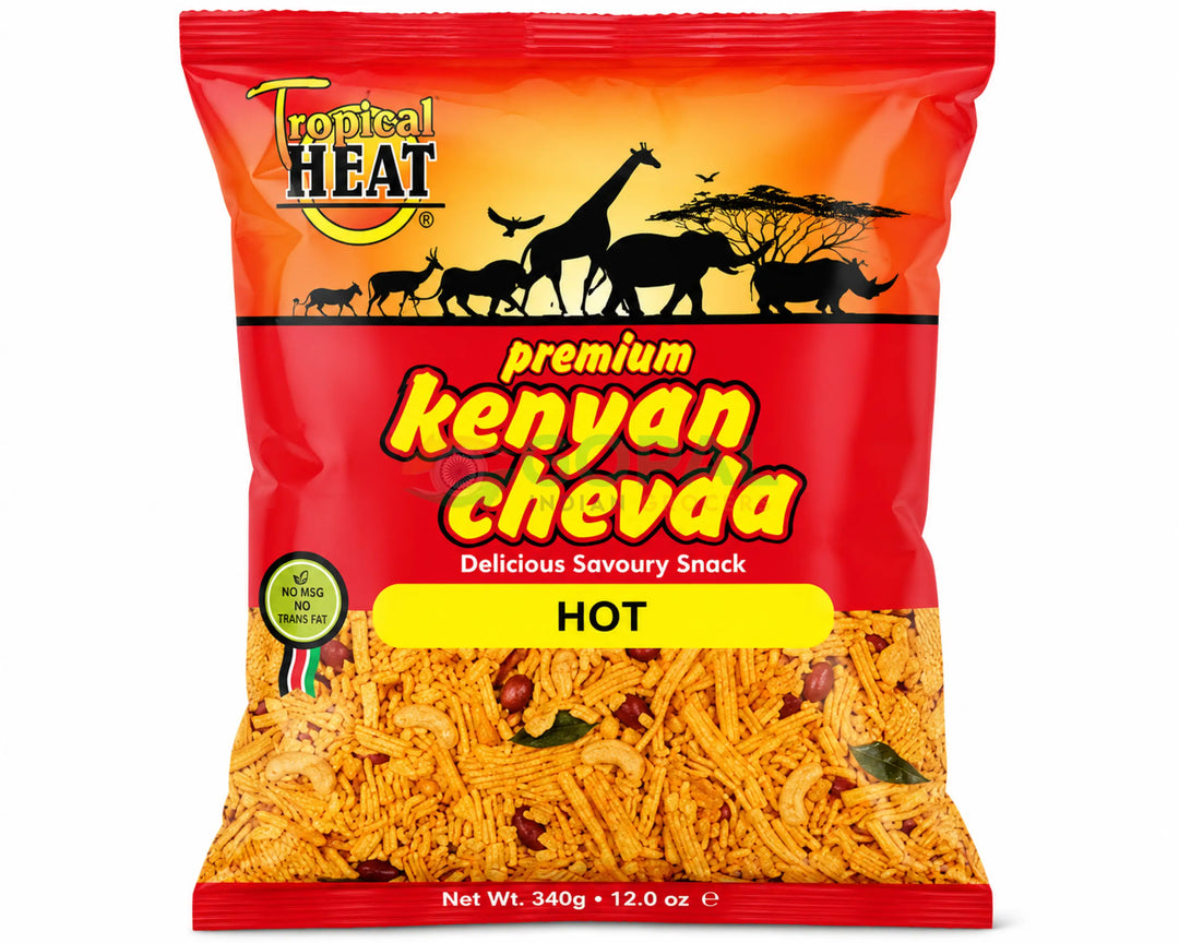 Tropical Heat Kenyan Chevda Hot 340g - Numkeen Mix