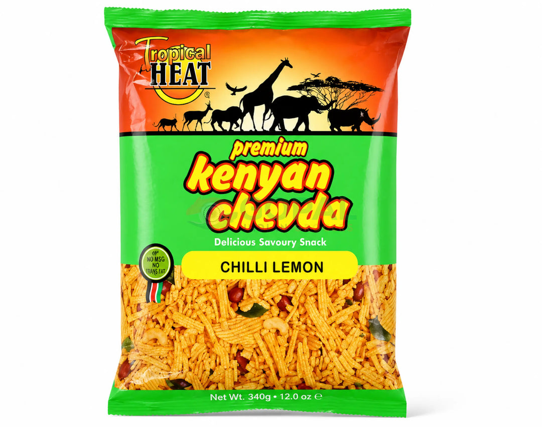Tropical Heat Kenyan Chilli Lemon Chevda 340g - Numkeen Mix
