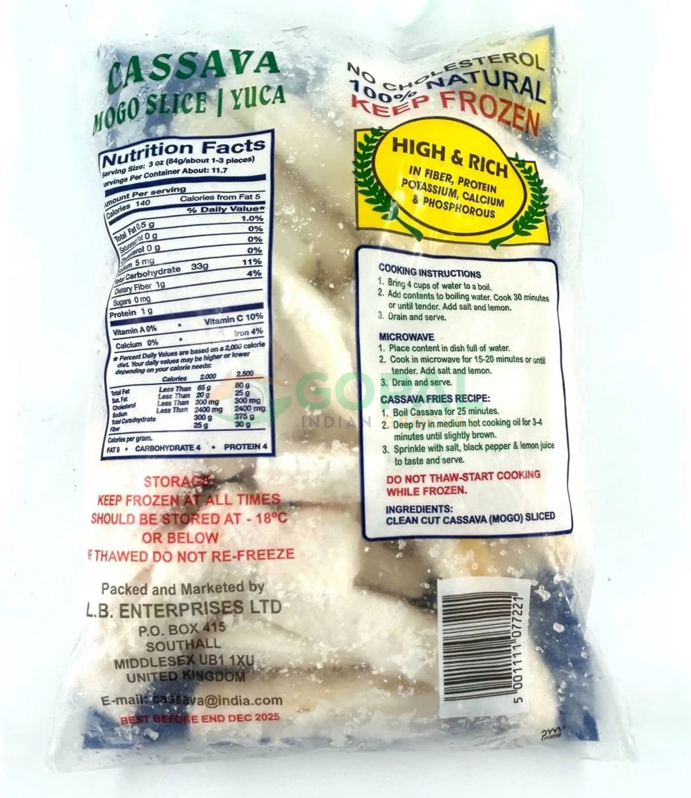 CASSAVA CHIPS (TULSI) 1KG - BACK