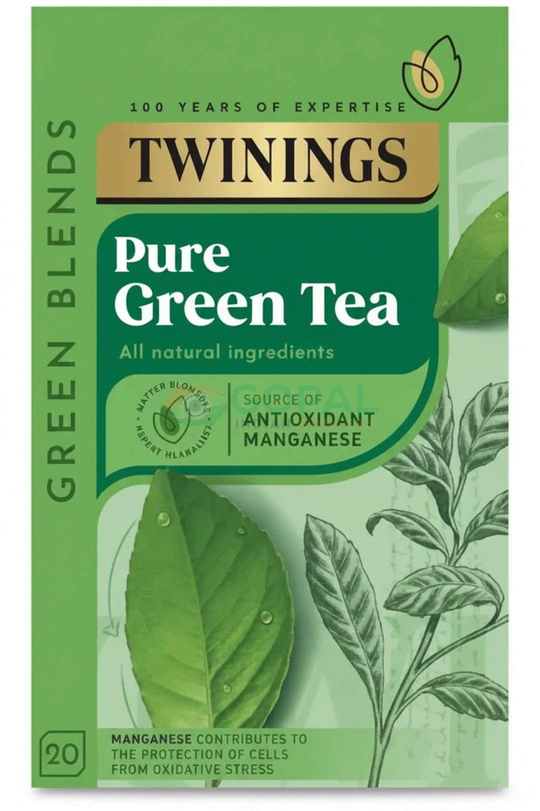 Twinings Pure Green Tea 20 bags - Tea