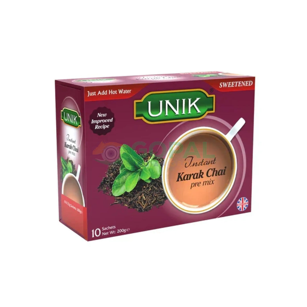 Unik Instant Karak Chai Sweetened 220g - Tea
