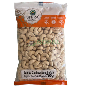 Uthra Jumbo Cashew Nuts Indian 700g - Nuts