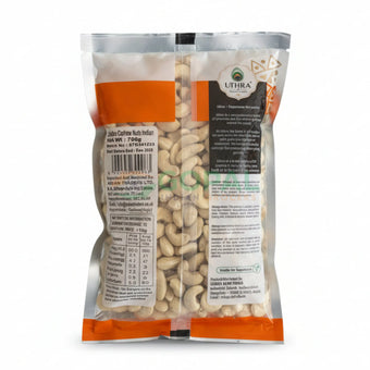 Uthra Jumbo Cashew Nuts Indian 700g - Nuts