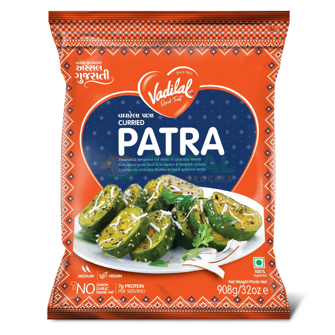 Vadilal Curried Patra 908g - Frozen Snacks