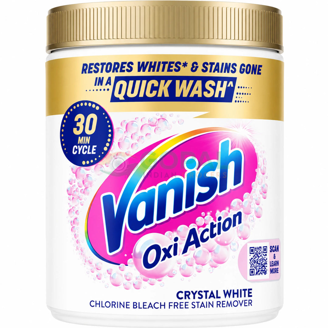 Vanish Oxi Action Crystal White Stain Remover Powder 470g - Cleaning Products