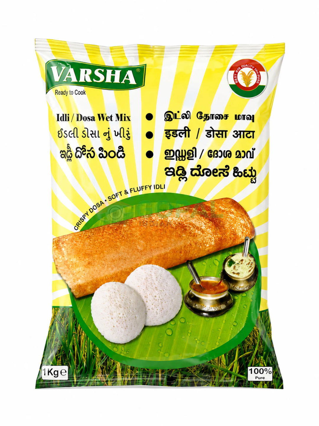 Varsha Idli/Dosa Batter 1kg - Dosa & Idli Batters