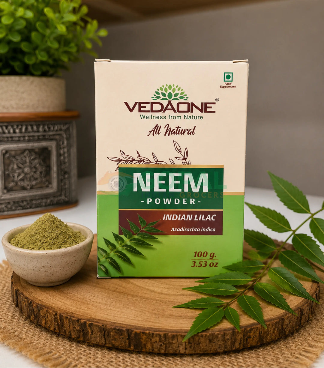 Vedaone Neem Powder 100g - Health & Herbal Products