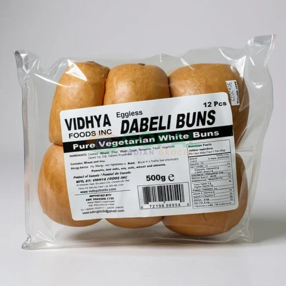 Vidhya Dabeli Buns 500g (12Pcs) - Pizza Base & Buns