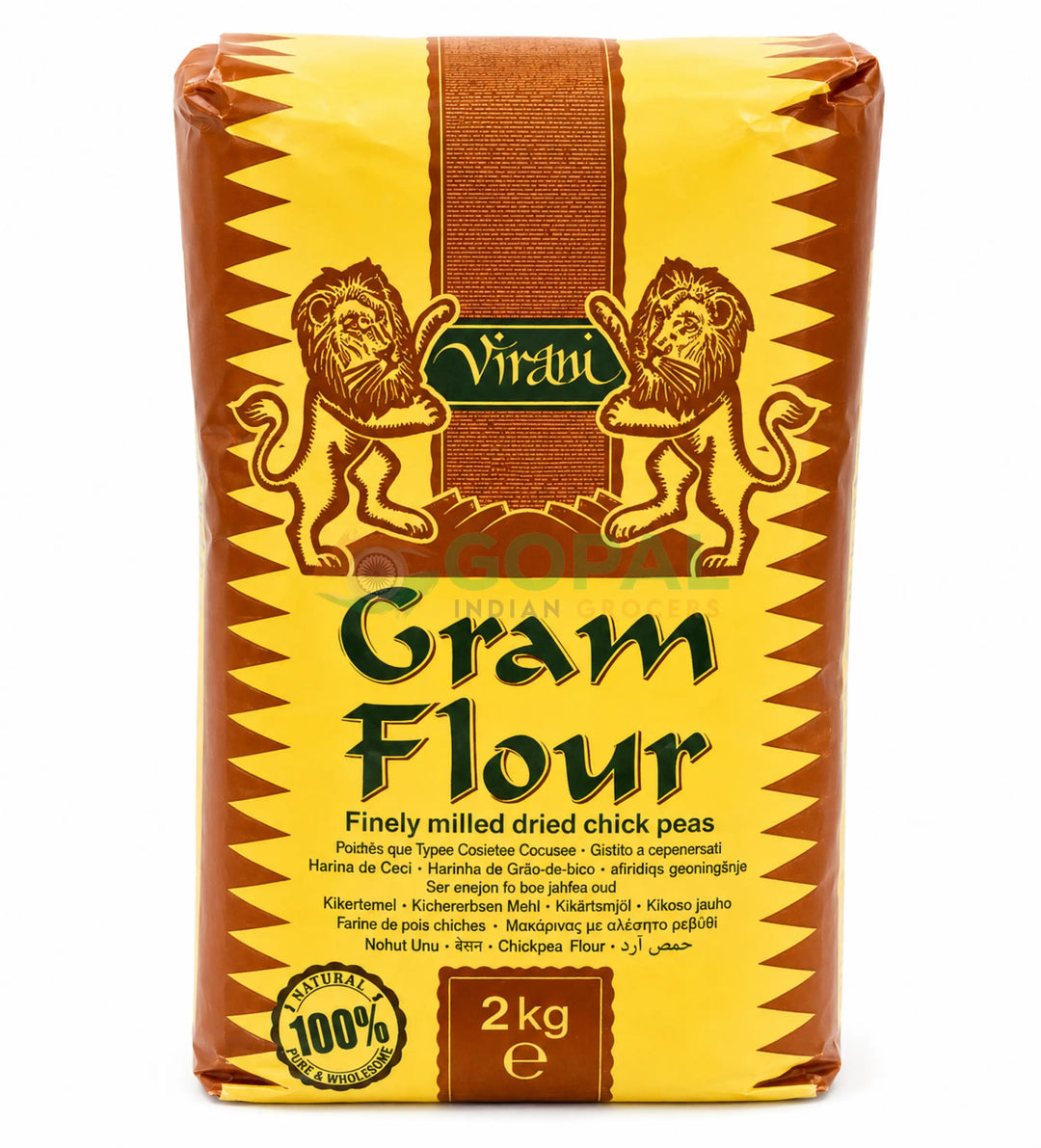 Virani Gram Flour (Besan) 2Kg - Besan / Gram Flours