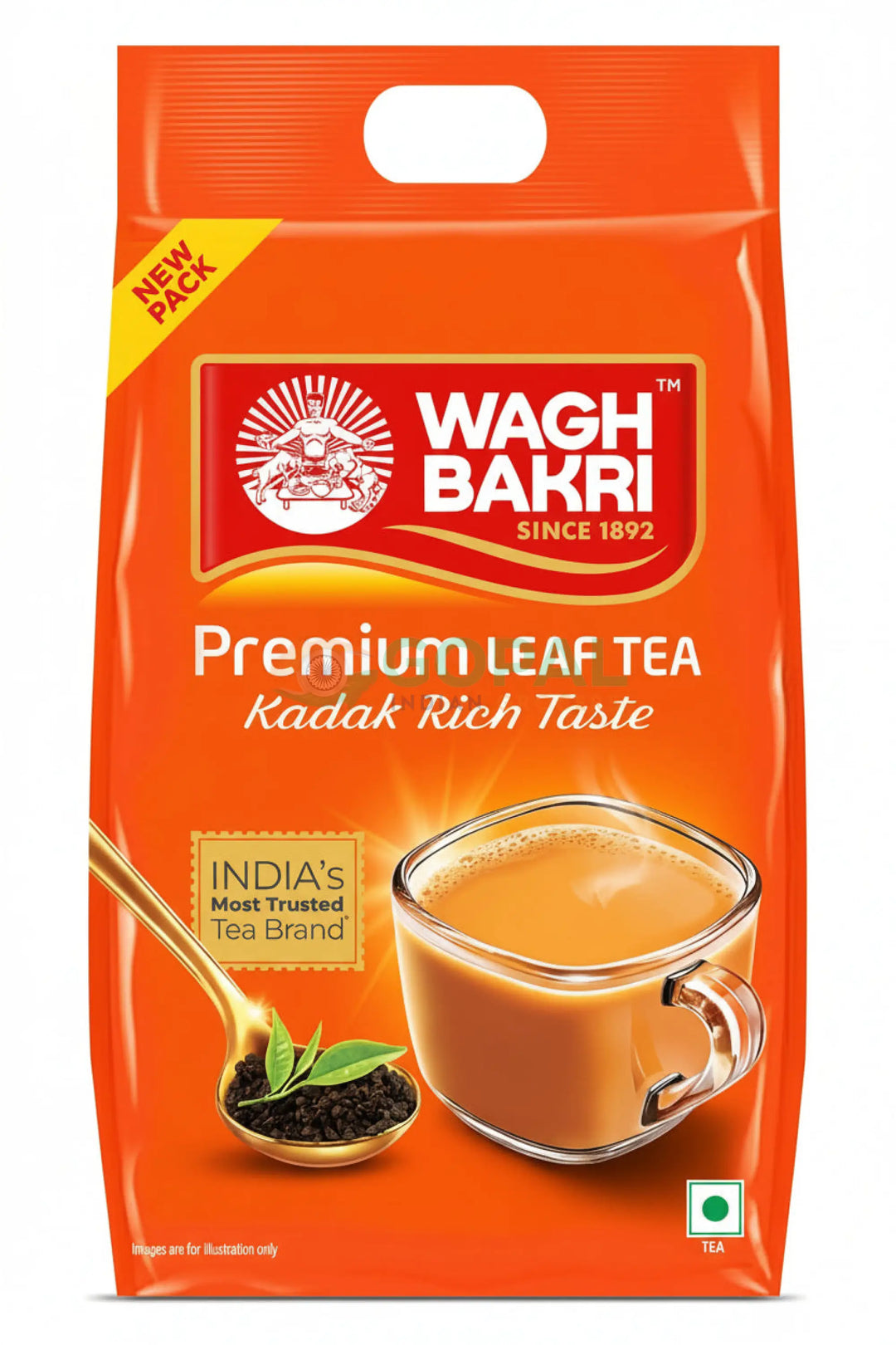 Wagh Bakri Premium Leaf Tea 1kg Bag - Tea